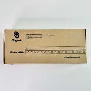Stageek Cable Management Raceway System Kit - Black (New - Open Box - Complete)